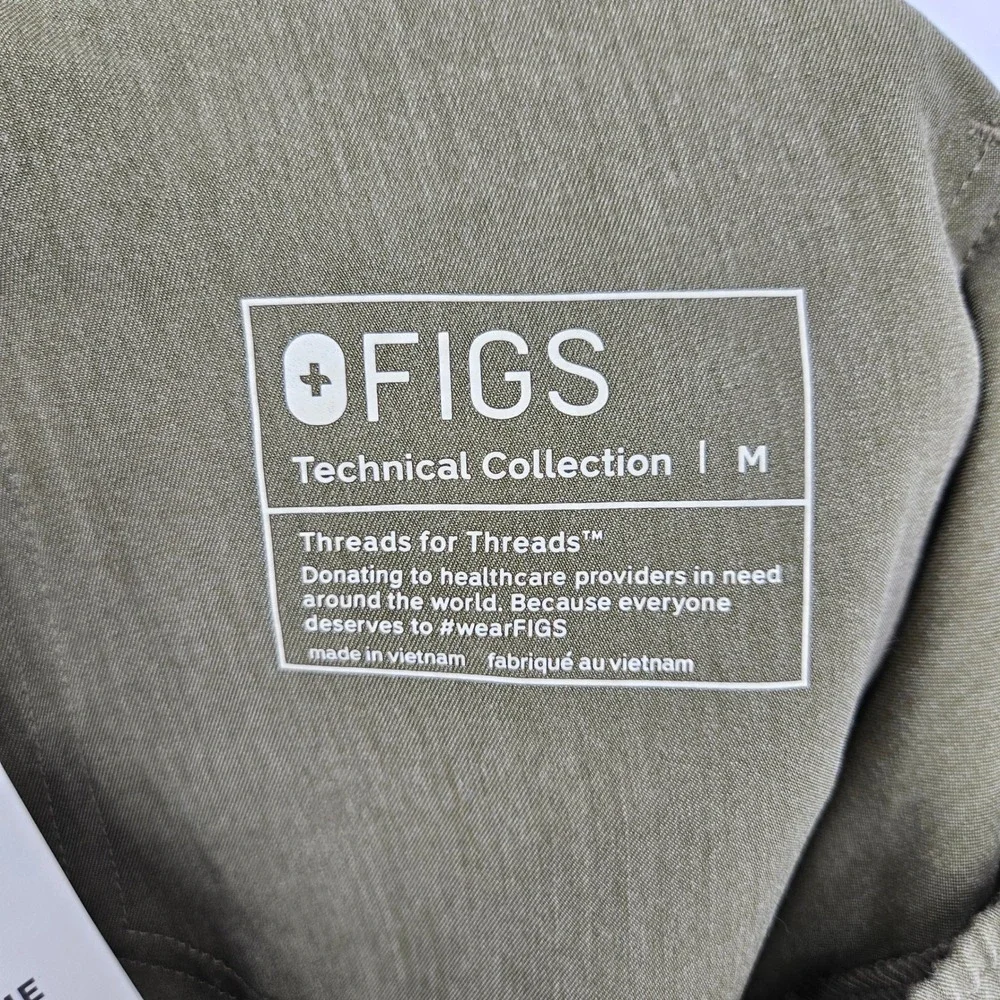Figs Scrub Pants Mens Medium Classic Tansen Cargo Jogger Healthcare Olive